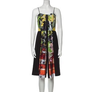 CLOVER CANYON Printed Knee-Length Dress w/ Tags